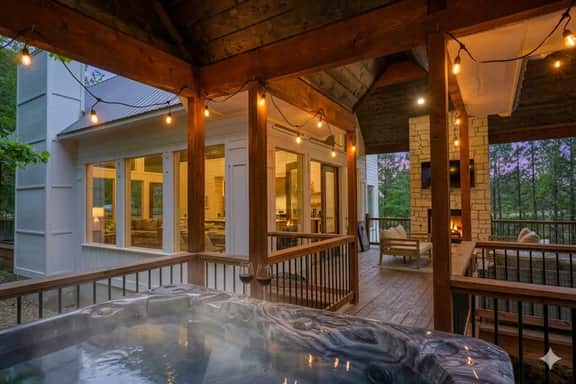 New! Twisted Wildflower! Spa, Fire-pit, Foosball!